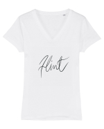 Alint Tricou mânecă scurtă guler V Damă Evoker