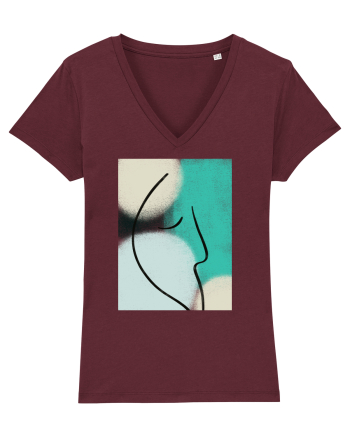 Abstract 2  Burgundy