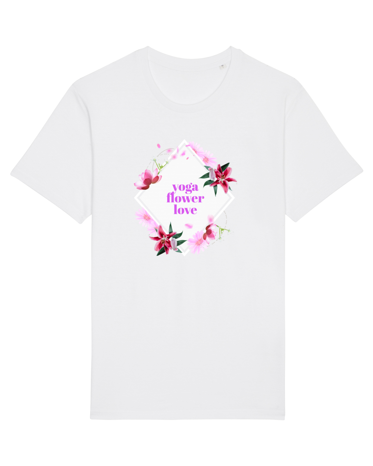 Tricou mânecă scurtă Unisex Rocker White