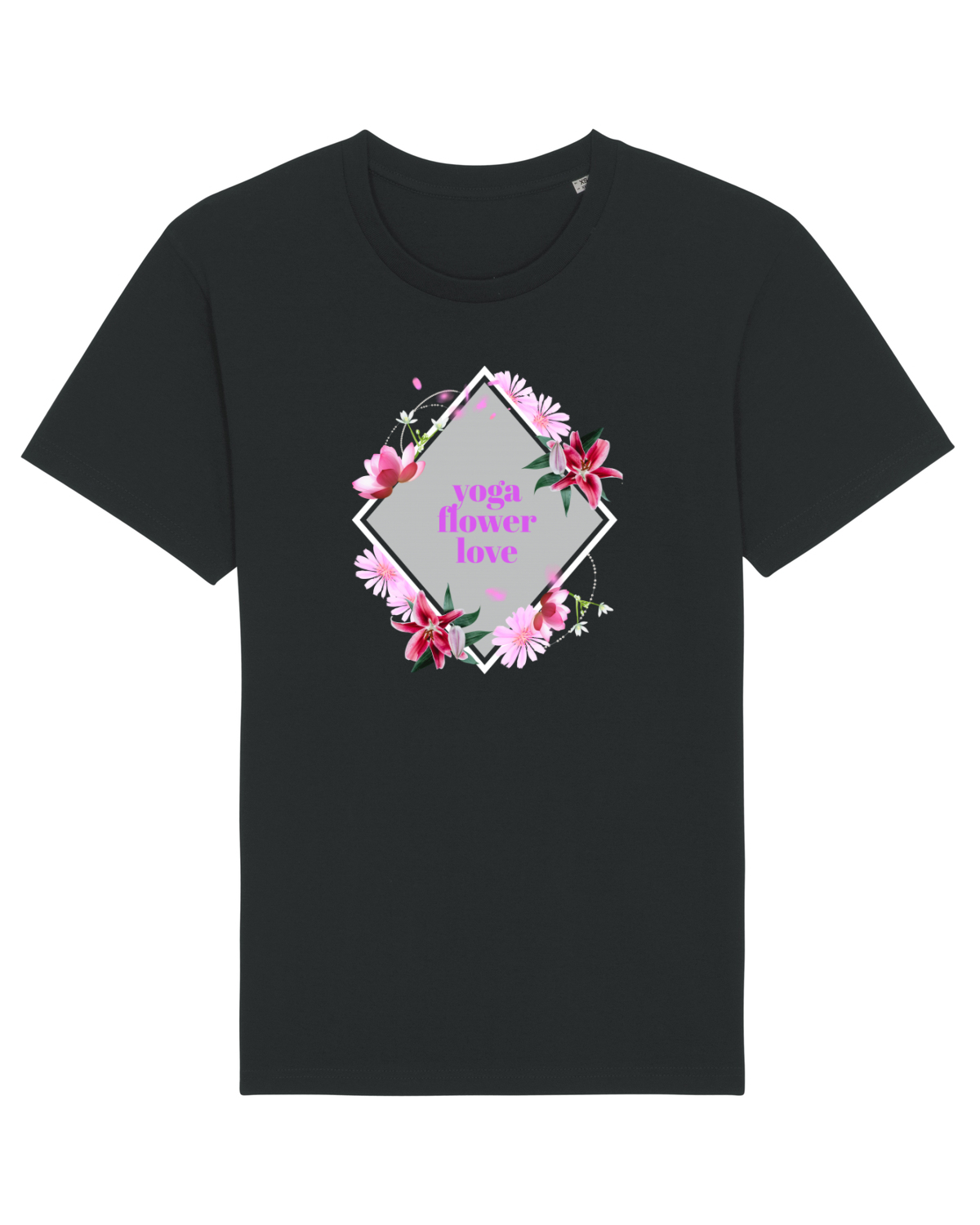 Tricou mânecă scurtă Unisex Rocker Black