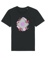 yoga floral design8 Tricou mânecă scurtă Unisex Rocker
