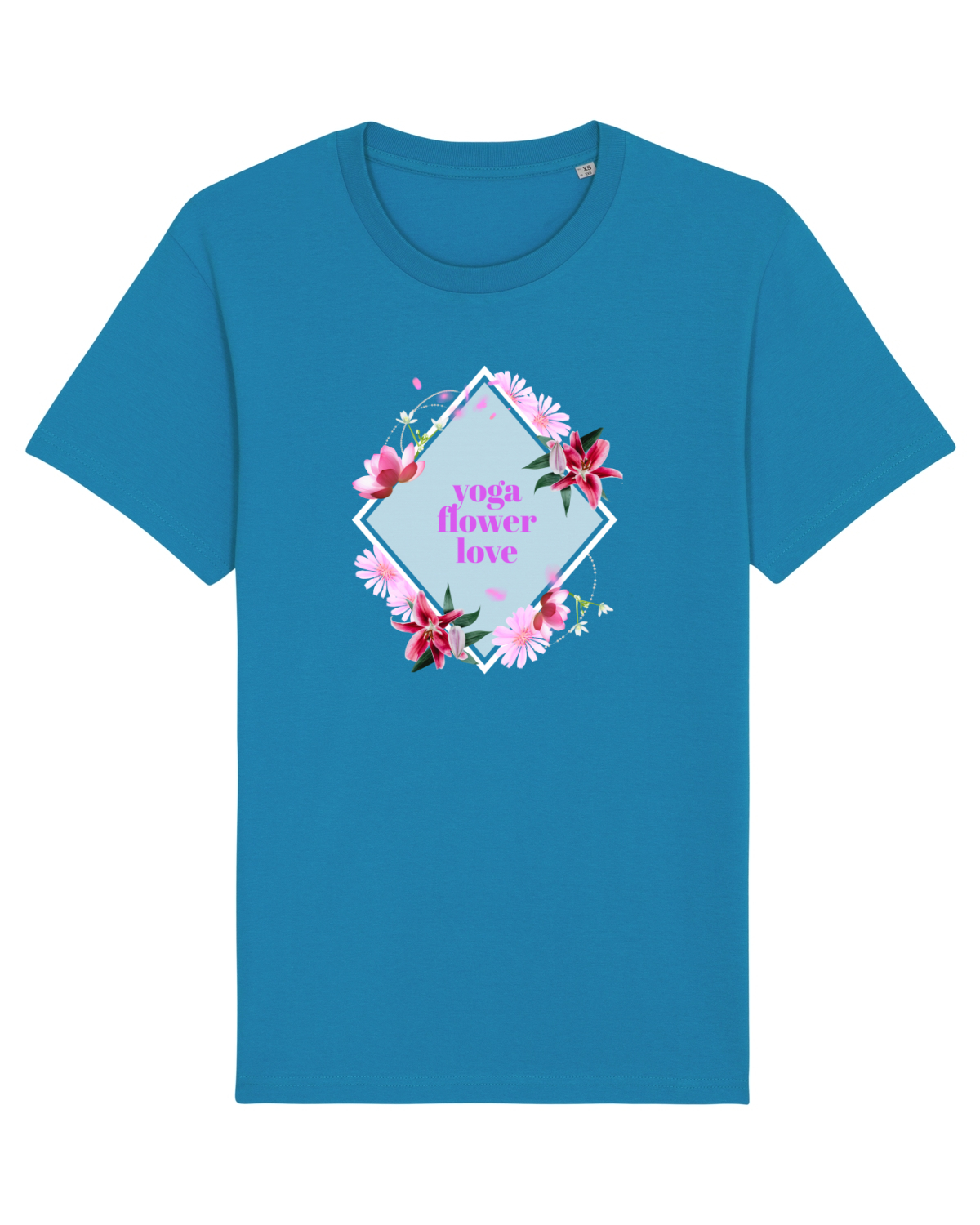 Tricou mânecă scurtă Unisex Rocker Azur