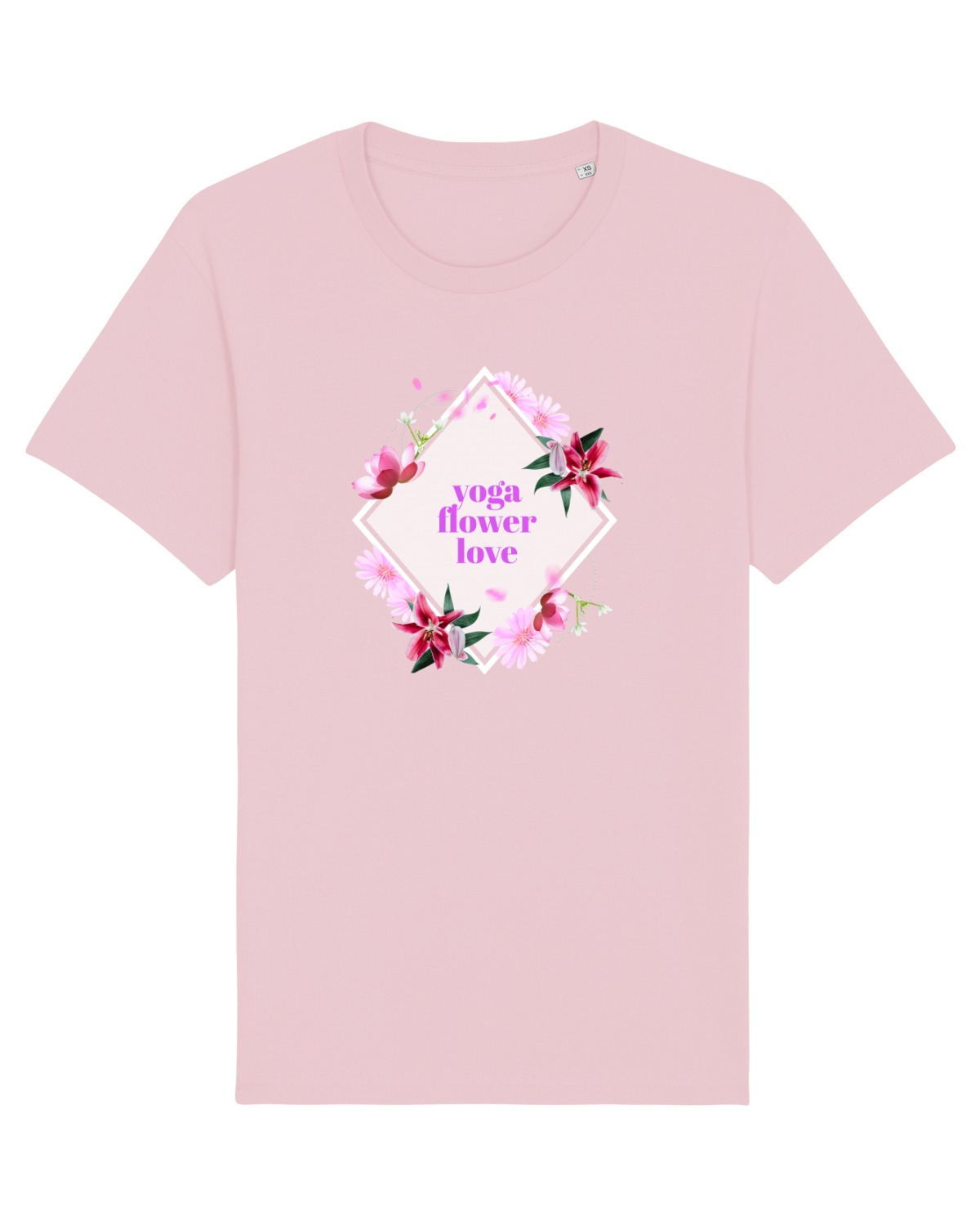 Tricou mânecă scurtă Unisex Rocker Cotton Pink