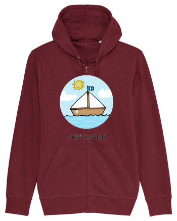 „Ship” Happens Burgundy