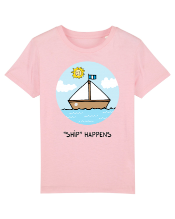 „Ship” Happens Cotton Pink