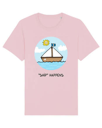 „Ship” Happens Cotton Pink