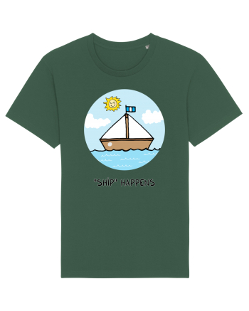 „Ship” Happens Bottle Green