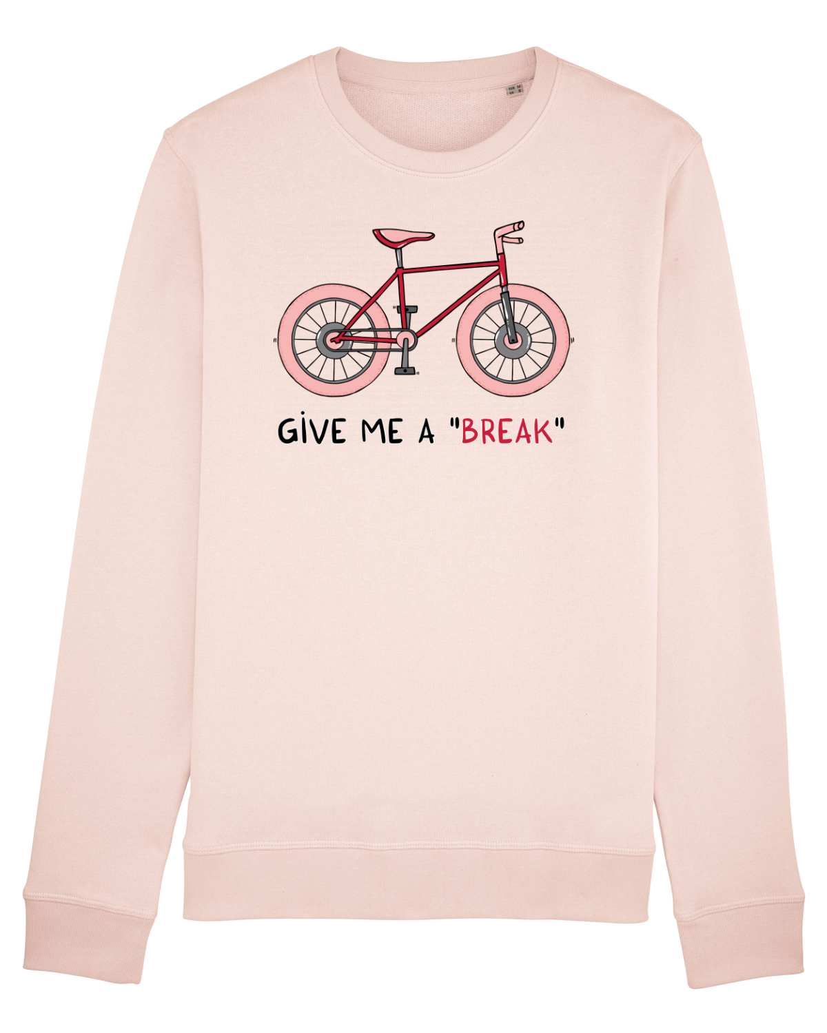 Bluză mânecă lungă Unisex Rise Candy Pink