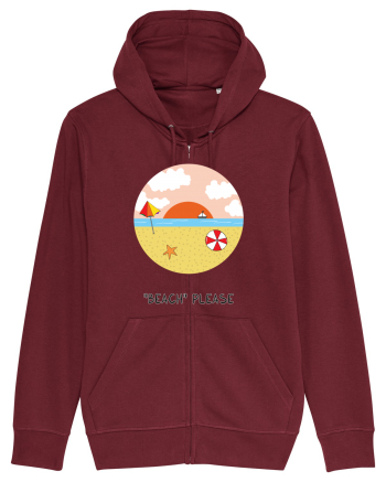 „Beach” Please Burgundy