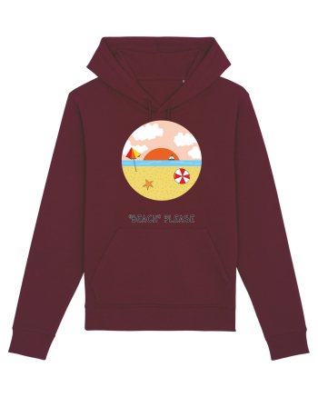 „Beach” Please Burgundy