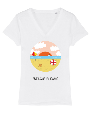 „Beach” Please White