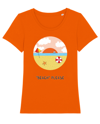 „Beach” Please Bright Orange