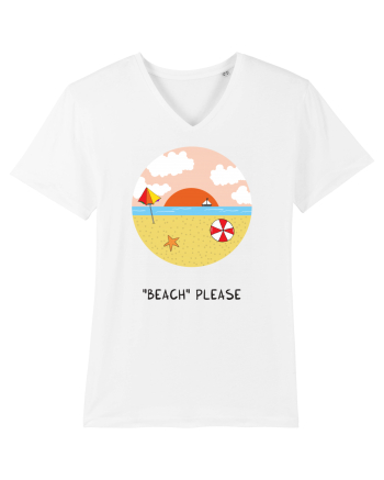 „Beach” Please White