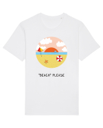 „Beach” Please Tricou mânecă scurtă Unisex Rocker
