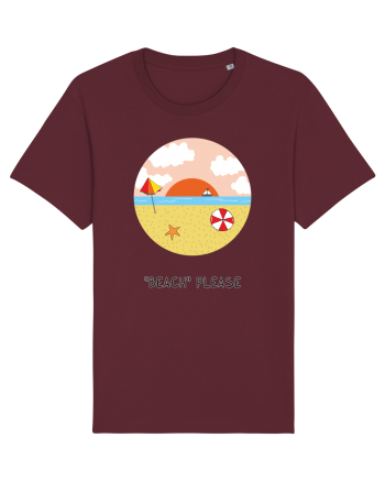 „Beach” Please Burgundy