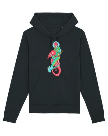 Riding a Seahorse Black
