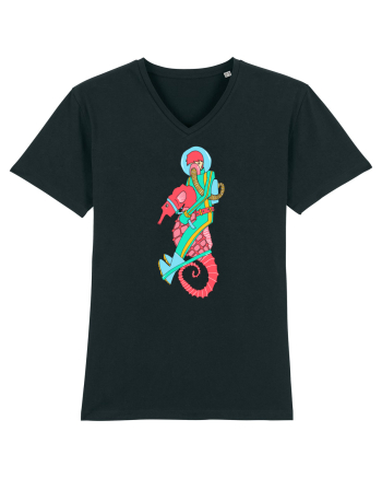 Riding a Seahorse Black