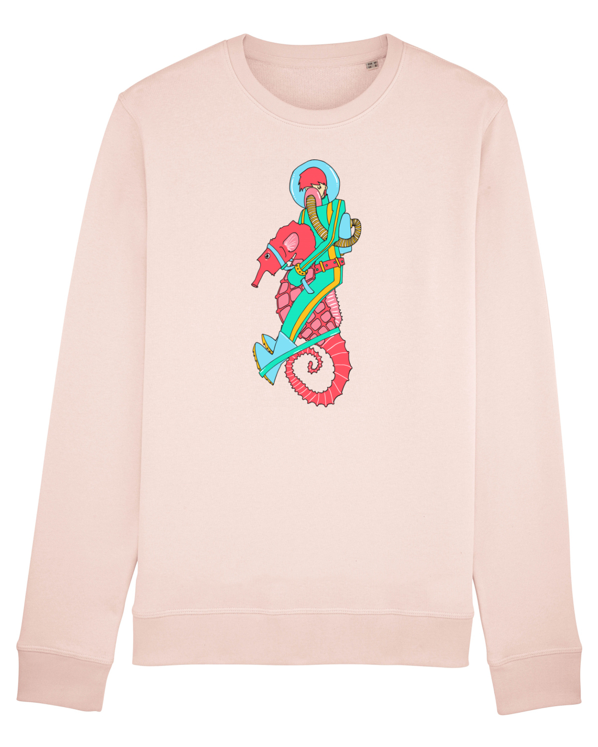 Bluză mânecă lungă Unisex Rise Candy Pink