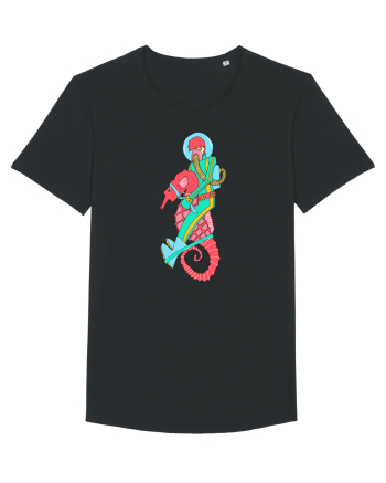 Riding a Seahorse Black