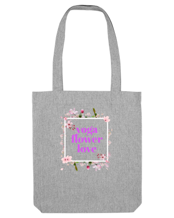 yoga floral design9 Heather Grey