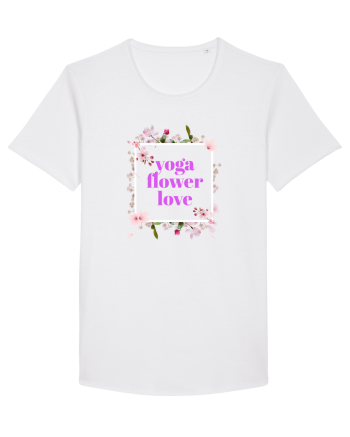 yoga floral design9 White