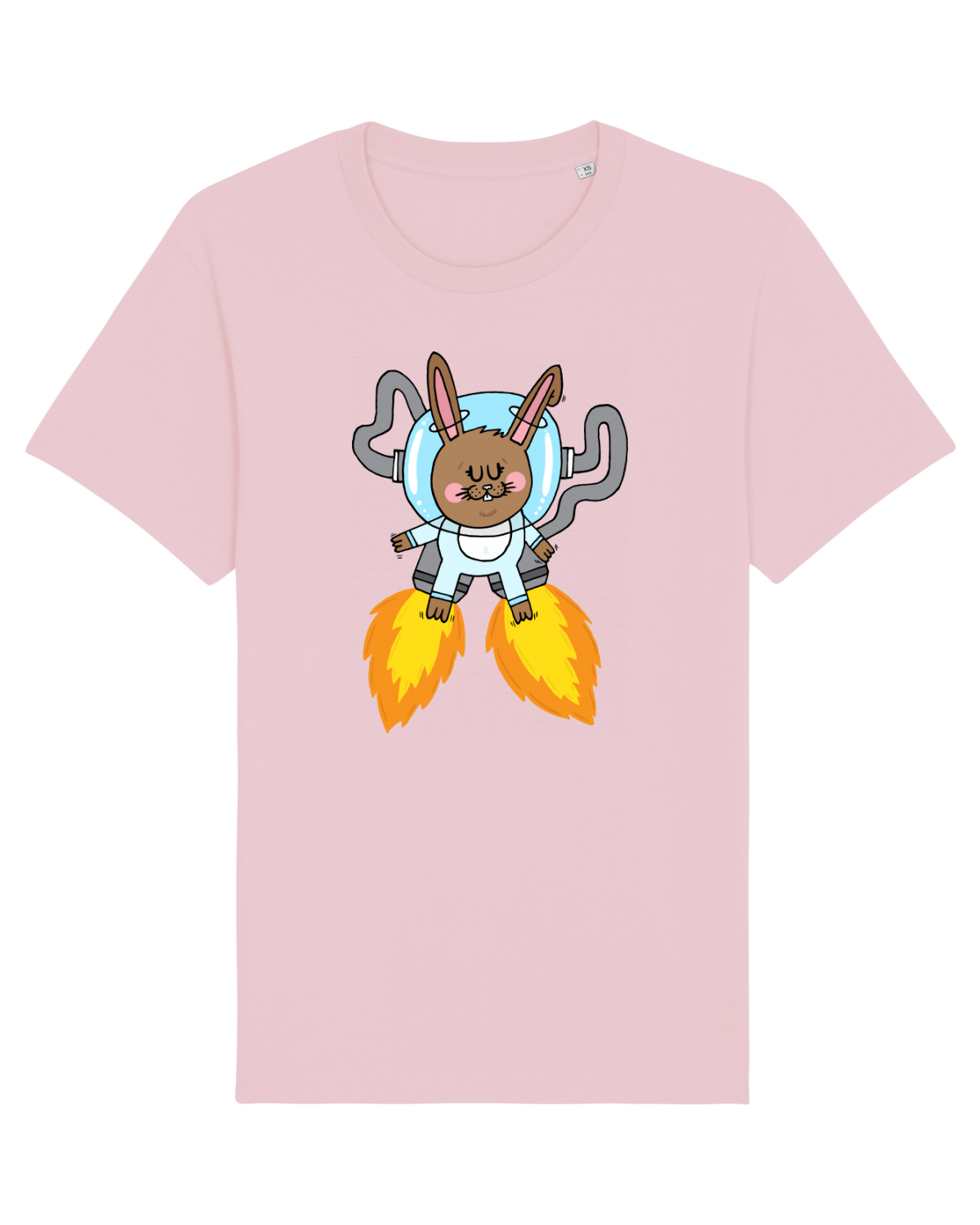 Tricou mânecă scurtă Unisex Rocker Cotton Pink