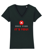 Error found! It's you Tricou mânecă scurtă guler V Damă Evoker