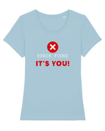 Error found! It's you Sky Blue