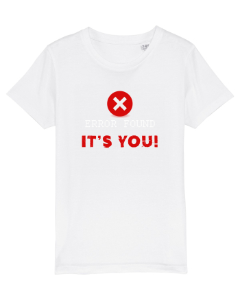 Error found! It's you White