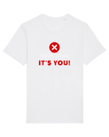 Error found! It's you White