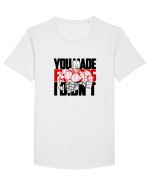 You made EXCUSES Tricou mânecă scurtă guler larg Bărbat Skater