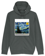 Starry Night Hanorac cu fermoar Unisex Connector
