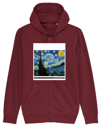 Starry Night Burgundy