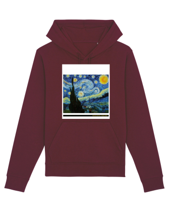 Starry Night Burgundy