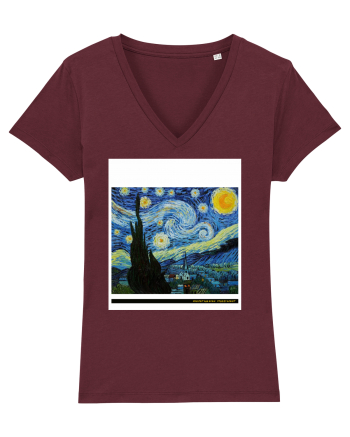Starry Night Burgundy