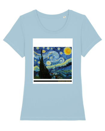 Starry Night Sky Blue