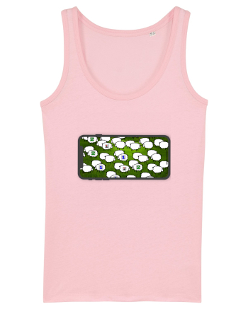 Sheep Sweeper Cotton Pink