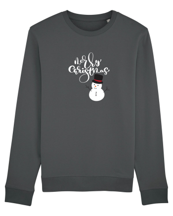 Merry Christmas Om de Zăpadă Anthracite
