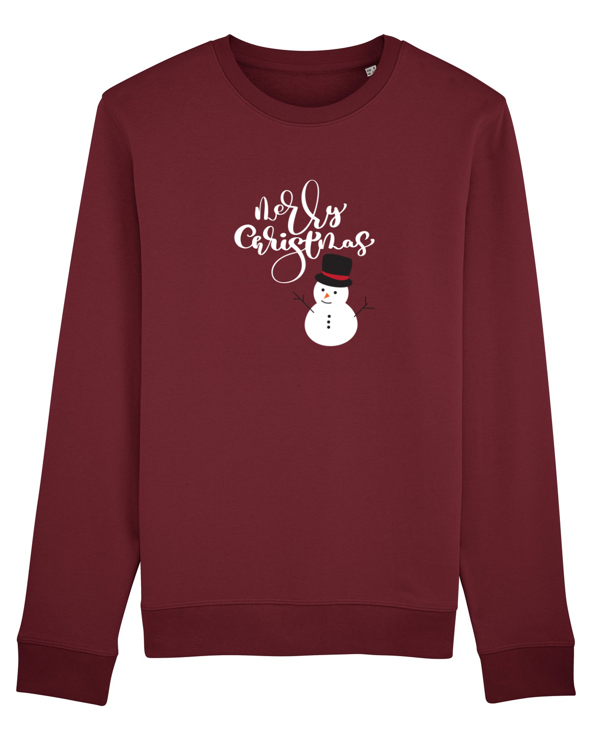 Bluză mânecă lungă Unisex Rise Burgundy