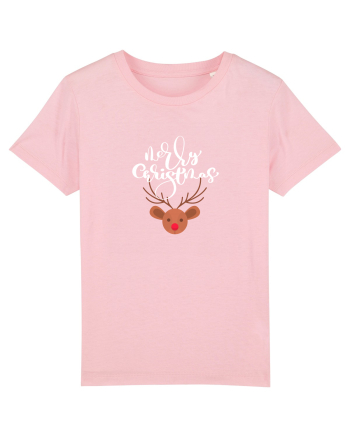 Merry Christmas (Ren) Cotton Pink
