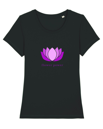 yoga flower power 3 Black
