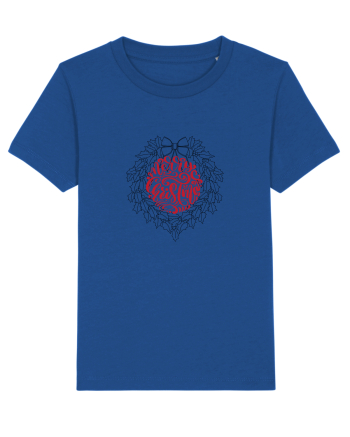 Merry Christmas circular  Majorelle Blue