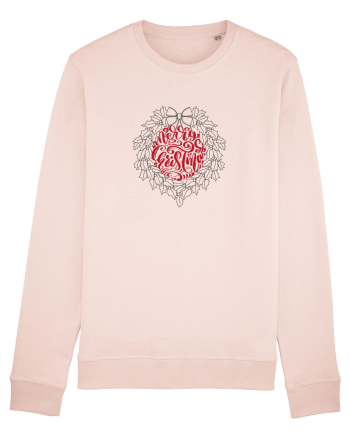 Merry Christmas circular  Candy Pink