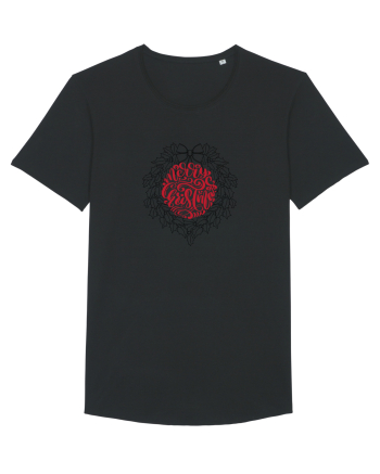 Merry Christmas circular  Black