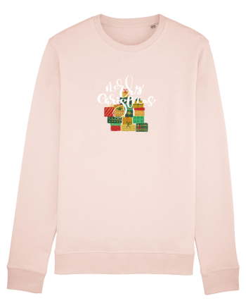 Merry Christmas (cadouri de Crăciun) alb Candy Pink