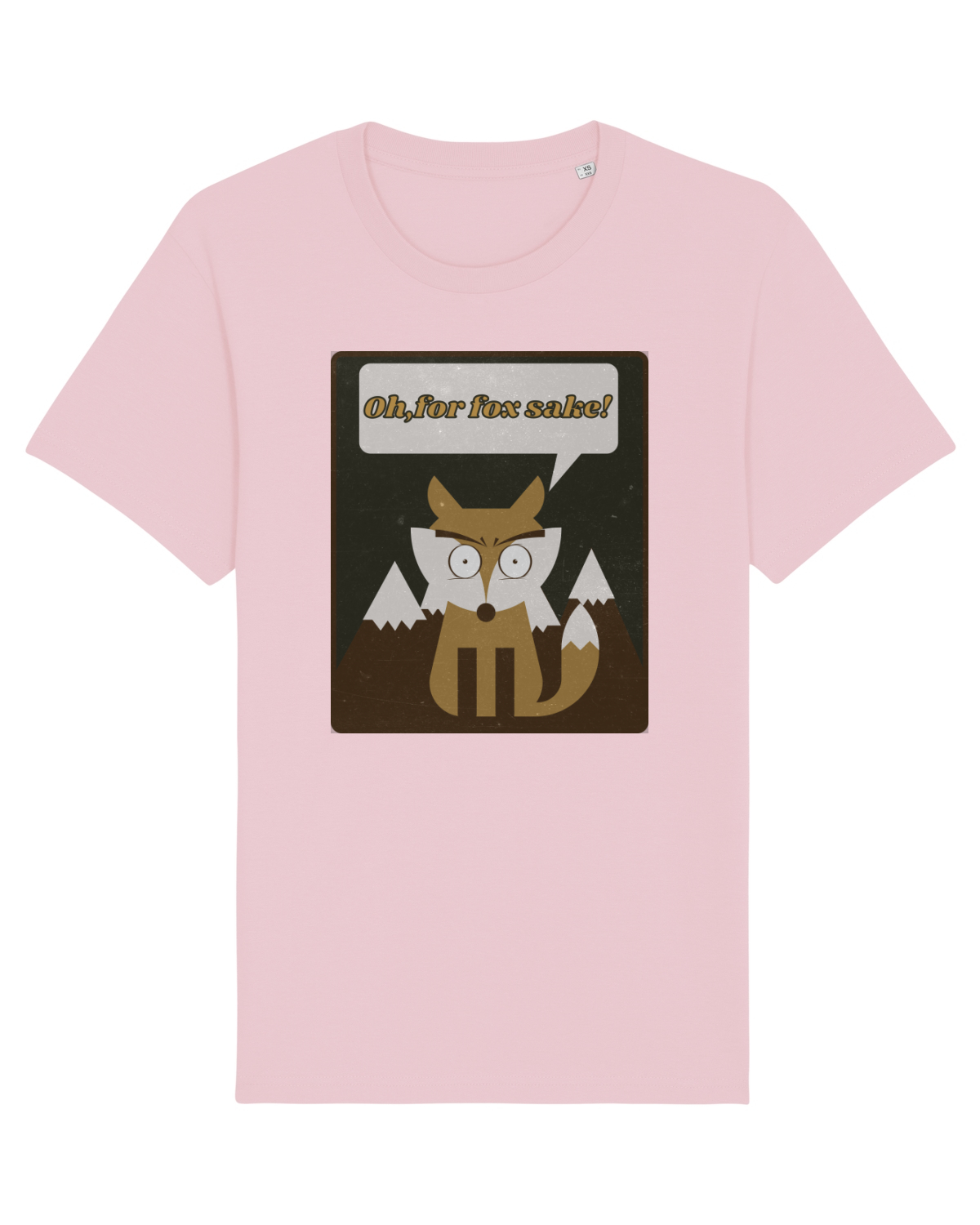 Tricou mânecă scurtă Unisex Rocker Cotton Pink