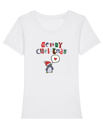 Merry Christmas (pinguin iubitor)  White