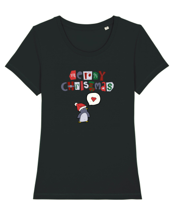Merry Christmas (pinguin iubitor)  Black