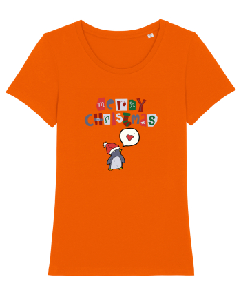 Merry Christmas (pinguin iubitor)  Bright Orange
