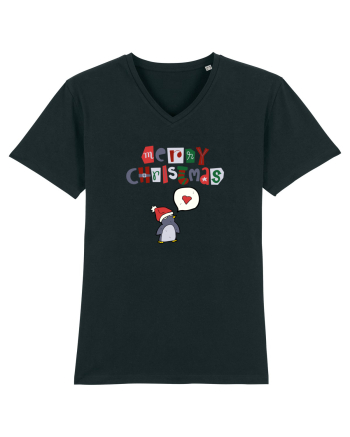 Merry Christmas (pinguin iubitor)  Black